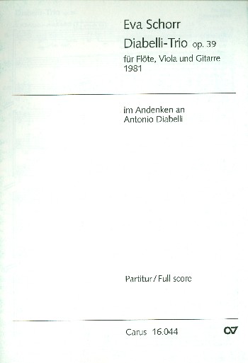 Diabelli-Trio op.39 für Flöte, Viola