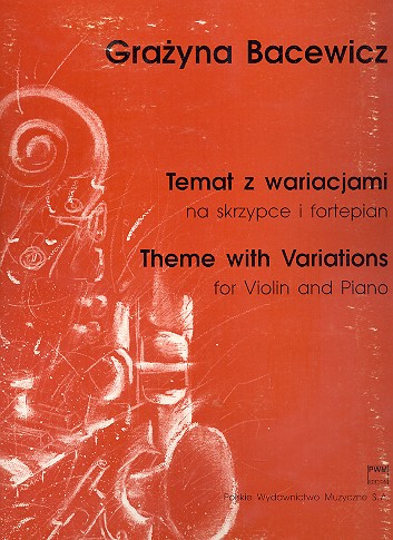 Thema mit Variationen für Violine