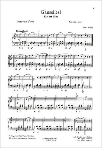 Gänseliesl kleiner Tanz für
