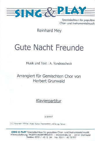 Gute Nacht Freunde 