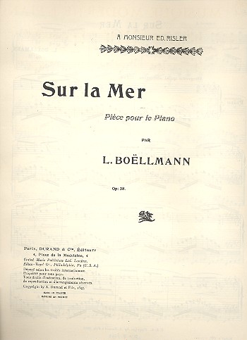 Sur la mer op.38