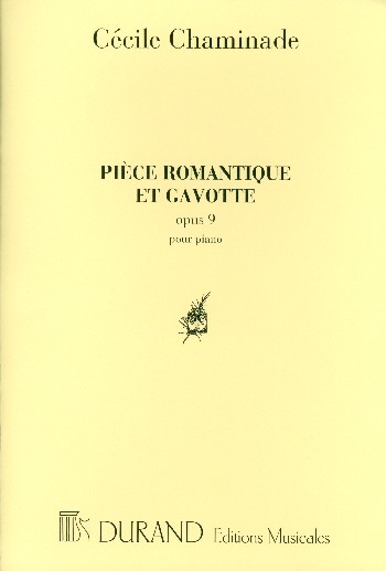 Piece romantique et gavotte op.9 pour