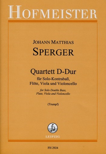 Quartett D-dur für Kontrabass, Flöte,