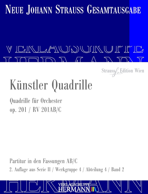 Künstler-Quadrille op.201 RV201