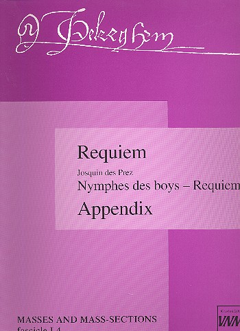 Requiem and Nymphes des boys, Requiem (J. des Prez)