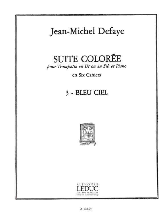 Suite colorée no.3 Bleu ciel