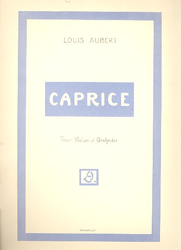 Caprice pour violon et orchestre