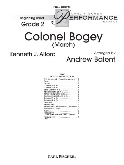 Colonel Bogey: march for
