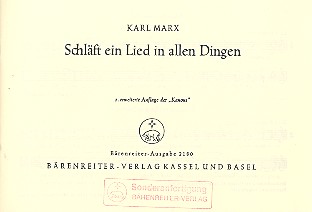 Schläft ein Lied in allen
