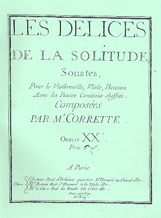 Les delices de la solitude op.20