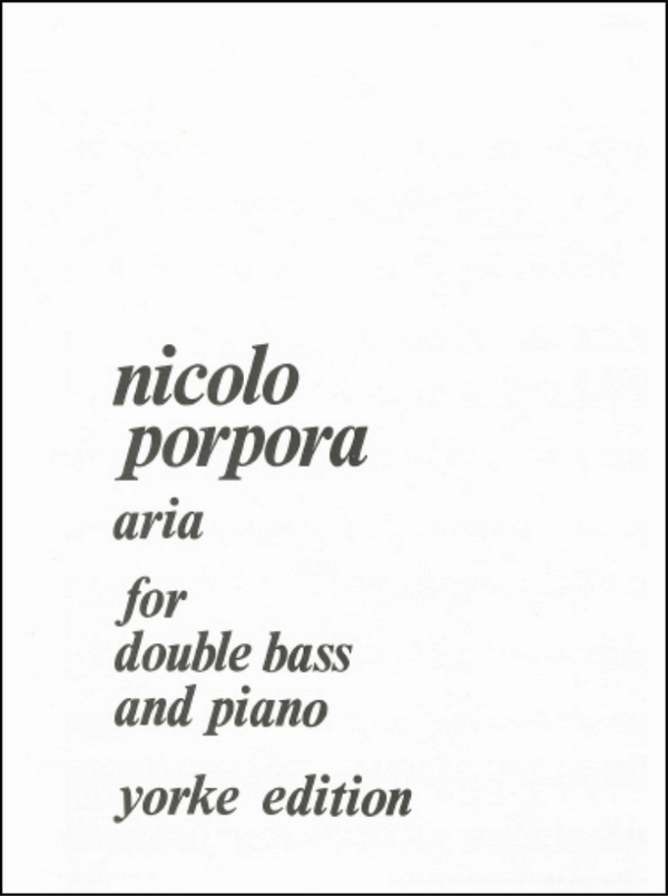 Aria for double bass and
