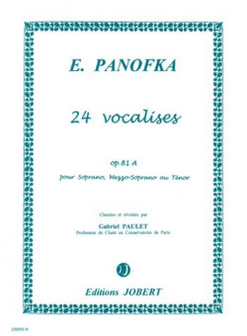 24 vocalises vol.1 op.81a
