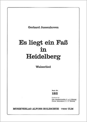 Es liegt ein Faß in Heidelberg