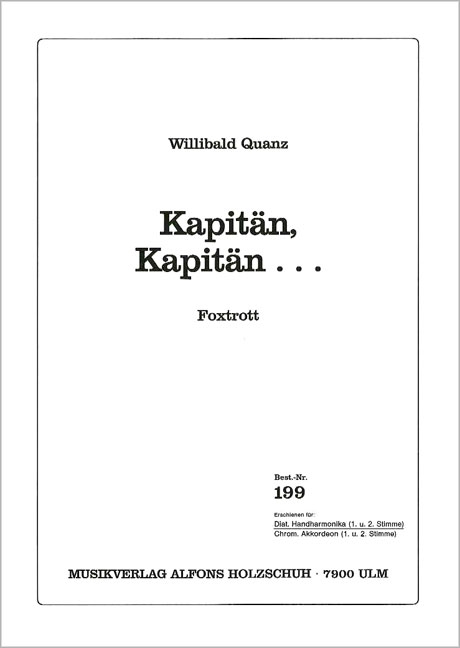 Kapitän Kapitän für