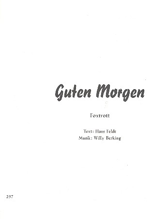 Guten Morgen für diatonische