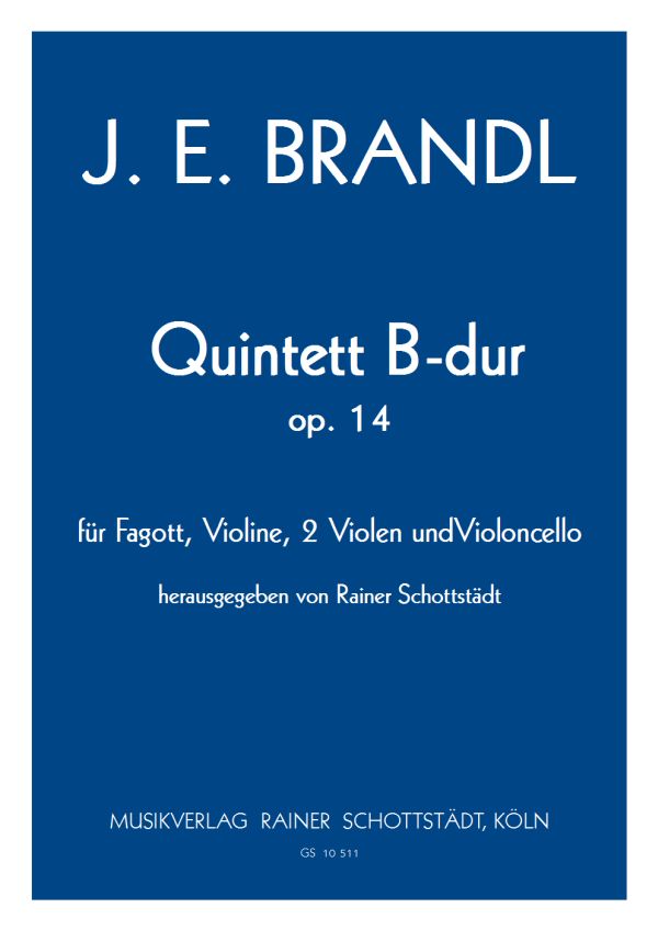 Quintett B-Dur op.14 für Fagott, Violine,