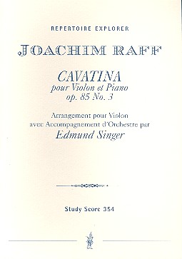 Cavatina op.85,3 für Violine und Klavier für Violine