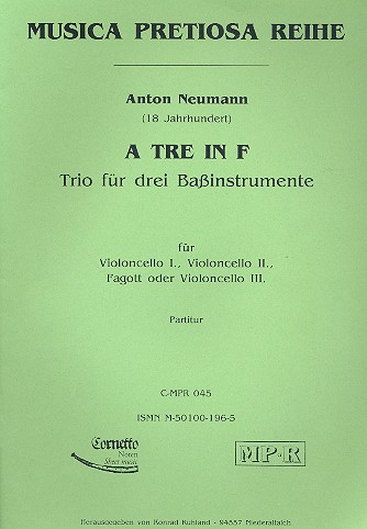 A tre in F Trio für 3 Bassinstrumente