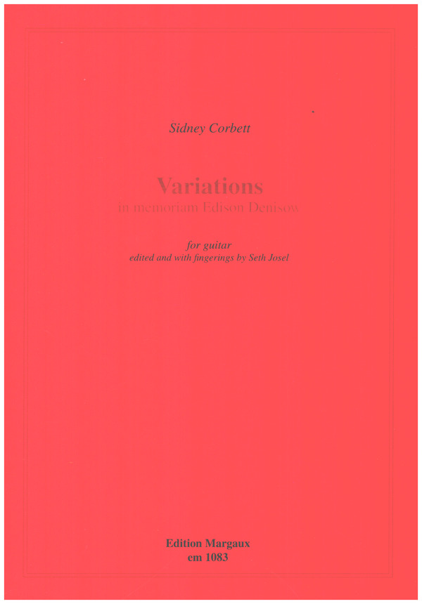 Variationen in memoriam Edison Denissow