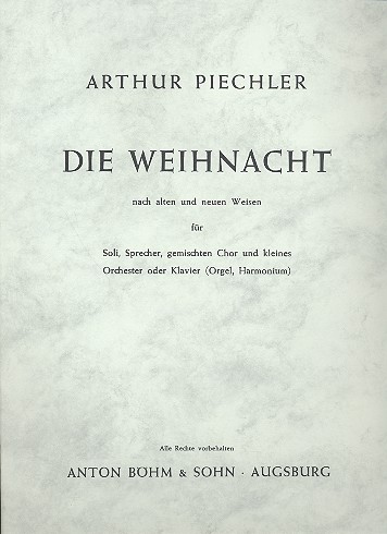 Die Weihnacht nach alten und neuen Weisen 