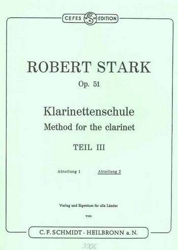 Klarinettenschule op.51 Teil 3 Band 2
