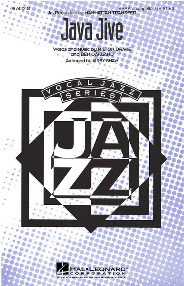 Java Jive  for female chorus (SSAA) a cappella