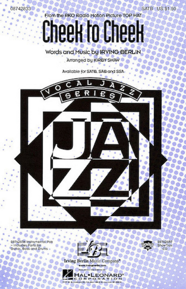 Cheek to Cheek for female chorus (SSA) and piano