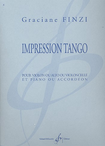 Impression tango pour violon (va,vc) et piano (acc)
