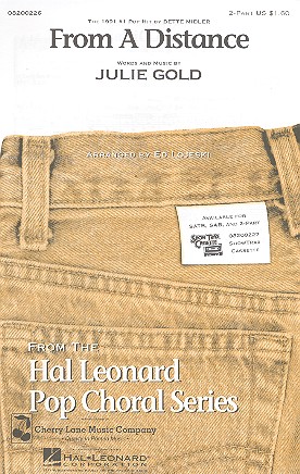 From a Distance for 2part chorus and piano