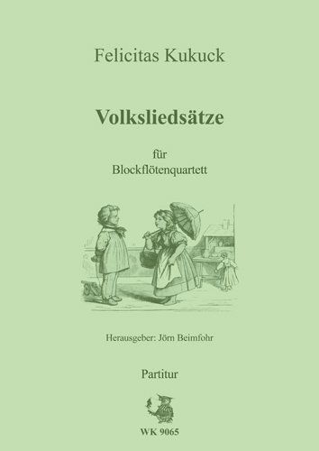 Volksliedsätze für 4 Blockflöten (SATB)