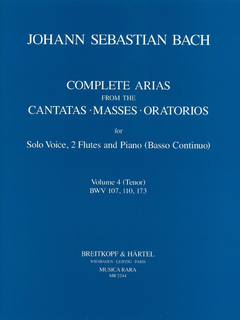 Complete arias from the Cantatas, Masses and Oratorios vol.4 (tenoro)