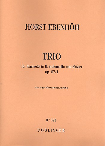 Trio op.87,1 für Klarinette,