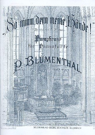 Paraphrase op.79,1 über So nimm denn meine