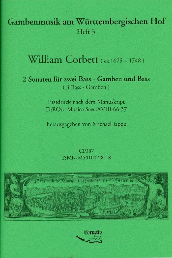 2 Sonaten für 2 Bassgamben und Bass