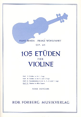 105 Etüden op.45 Band 4 (Nr.90-105)