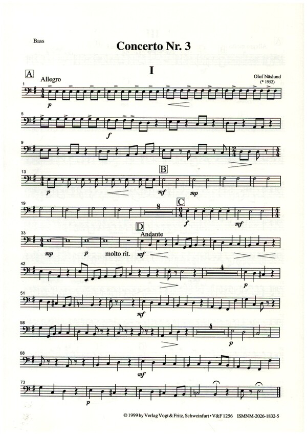 Concerto Nr.3 für Zupforchester