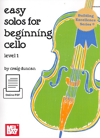 Easy solos for beginning cello (+Online Audio)