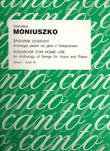Songbook for Home Use vol.3 for voice and piano