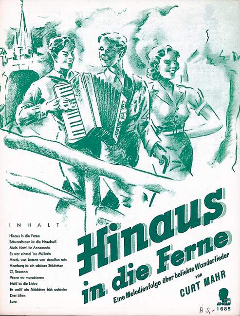 Hinaus in die Ferne - Melodienfolge über beliebte Wanderlieder