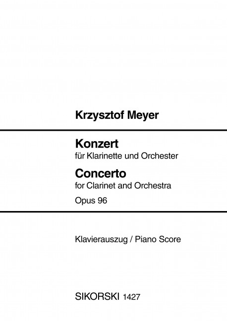 Konzert op.96 für Klarinette
