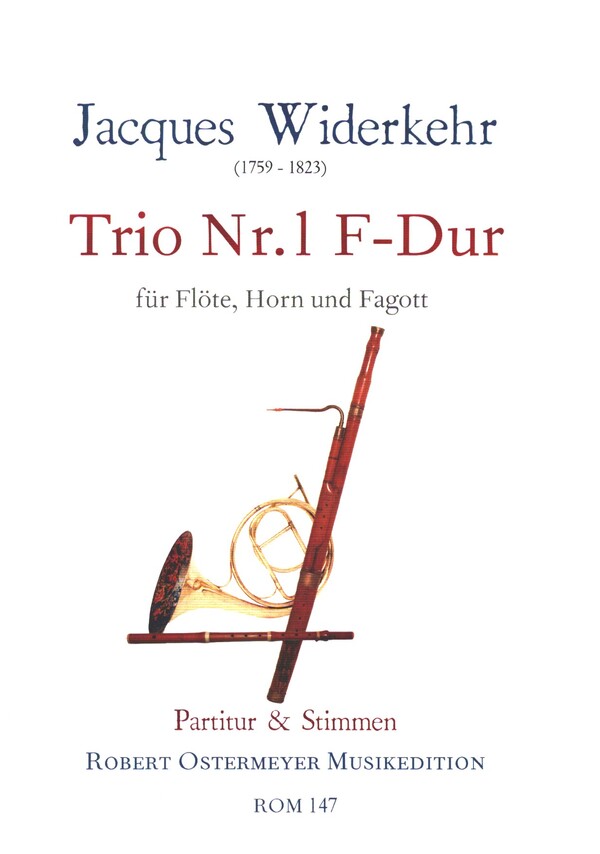 Trio F-Dur Nr. 1 Flöte, Horn und Fagott