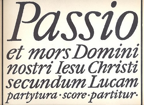 Passio Et Mors Domini Nostri Jesu Christi Secundum Lucam
