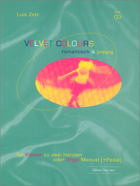 Velvet colours (+CD) für Klavier (Orgel)
