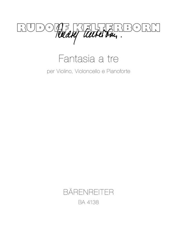 Fantasie a tre per violino, violoncello e pianoforte