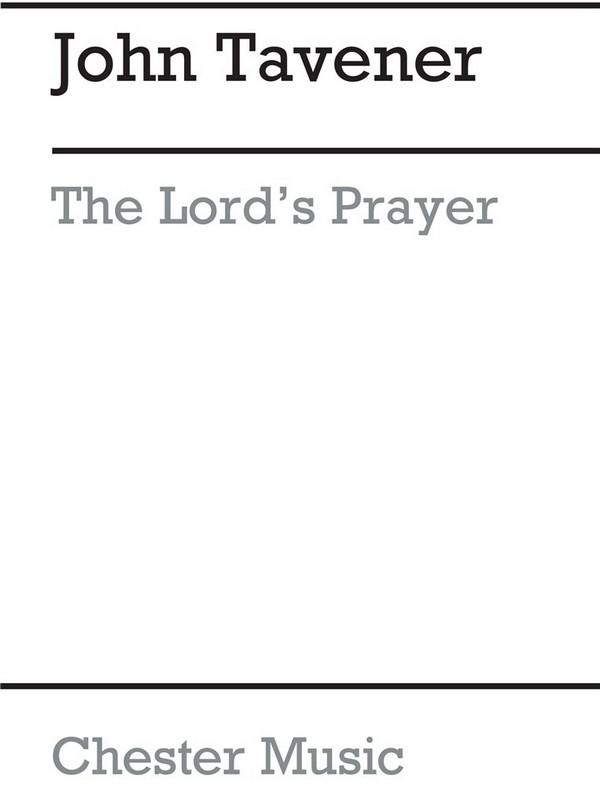 The Lord's Prayer for mixed chorus (SATB)