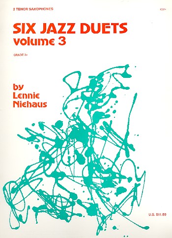6 Jazz duets vol.3 for 2 tenor saxophones