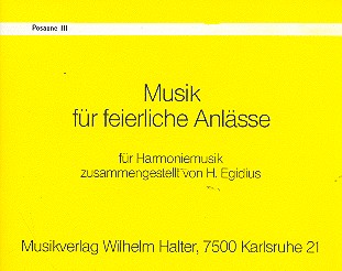 Musik für feierliche Anlässe