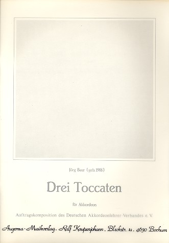 3 Toccaten