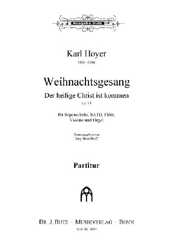 Weihnachtsgesang op.14