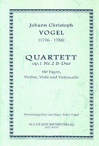 Quartett B-Dur op.1,2 für